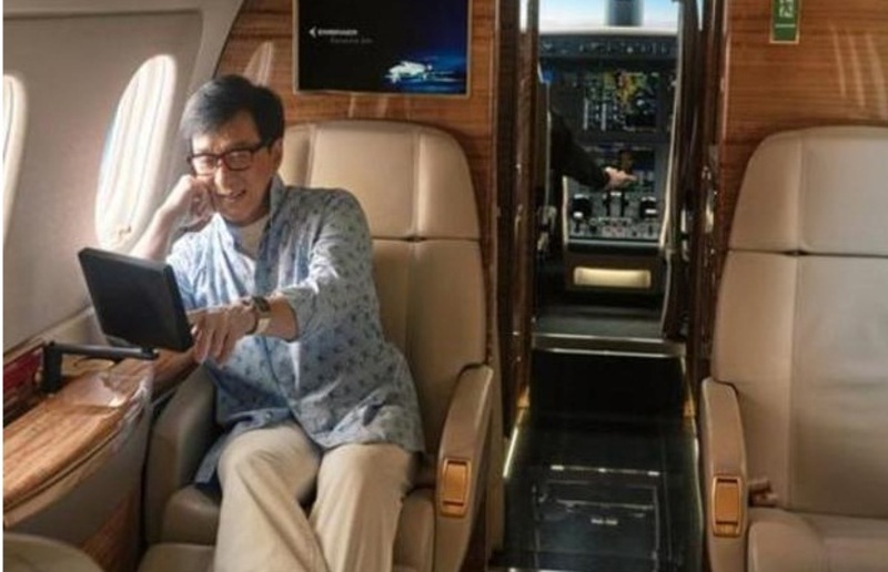 شاهد طائرة جاكي شان الجديدة